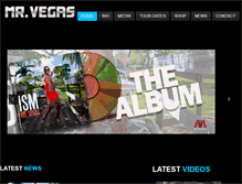 Tablet Screenshot of mrvegasmusic.com